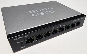 Cisco SG100D-08P 8-Port Gigabit Desktop Switch - Picture 1 of 2