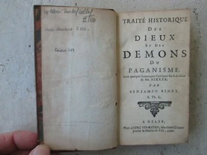 BINET : TRAITE HISTORIQUE DES DIEUX ET DES DEMONS DU PAGANISME, 1696. - Bild 1 von 13