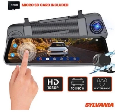 SYLVANIA ROADSIGHT MIRROR DASH CAMERA AND BACKUP CAMERA - BRAND NEW NIB - Image 1 of 4