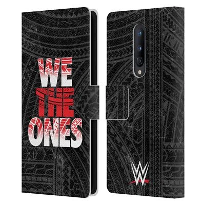 OFFICIAL WWE THE BLOODLINE LEATHER BOOK WALLET CASE COVER FOR ONEPLUS PHONES - Image 1 of 4