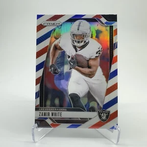 2024 Panini Prizm - Zamir White #149 Red White & Blue Prizm - Picture 1 of 2