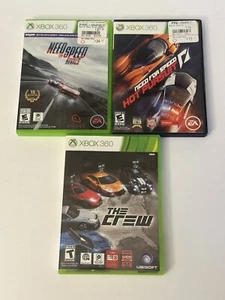 Lot Xbox 360- The Crew/ Need For Speed Rivals/ Need For Speed Hot Pursuit - Picture 1 of 7