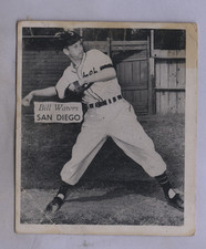 1950 Hage's Dairy Bill Waters Throw San Diego Padres Tijuana