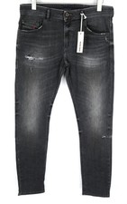 DIESEL Thommer 069DM W34/L32 Men Jeans Destroyed Dark Grey Stretch Slim Skinny