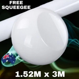 1.52M x 3M GLOSS WHITE CAR VINYL WRAP FILM ROLL STICKERS DECAL AIR RELEASE - Picture 1 of 2