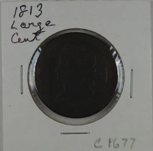 C1677 United States Large Cent 1813 - Picture 1 of 4