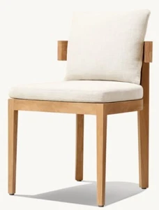 Restaurierungsbeschläge Balmain Esszimmerstuhl NUR KISSEN weiß 395 $ - Bild 1 von 13