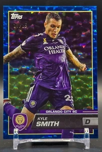 Kyle Smith 2023 Topps MLS Icy Blue Foil Blaster Exclusive /25 Orlando City SC - Picture 1 of 2