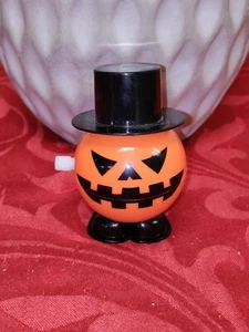Jack O Lantern Pumpkin Halloween Wind Up Toy - Picture 1 of 2