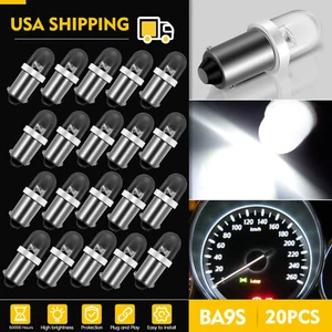 20X White 12V BA9s 1895 H6W Bayonet Car LED Light Bulb For Map/Dome Lamp - Picture 1 of 7