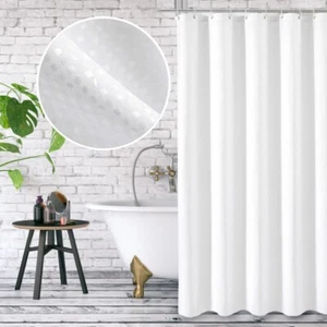 Waterproof Shower Curtains for Bathroom, Heavy Duty Fabric Shower Curtain 72x72 - Picture 1 of 19