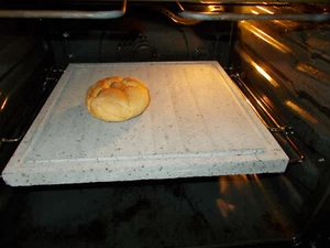 PIASTRA TEGLIA FORNO PIZZA PANE PIETRA REFRATTARIA LAVICA DEL ETNA VARIE MISURE. - Foto 1 di 3