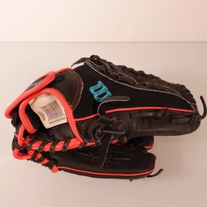 Wilson Flash 12" Fastpitch Softball Handschuh RHT - WBW10041712 schwarz pinker Besatz - Bild 1 von 9
