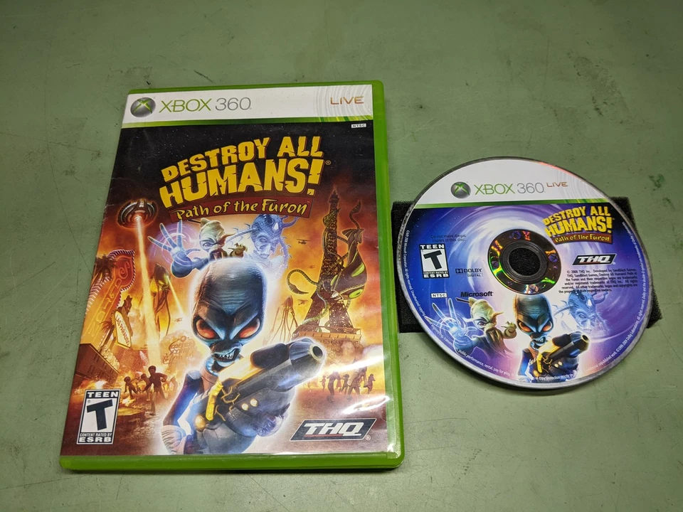 Destroy All Humans: Path of the Furon Microsoft XBox360 Disk and Case - Image 1 of 4