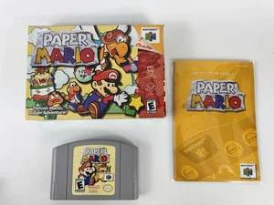 Paper Mario Nintendo 64 2001 CIB Komplett In Box OPEN SEAL SHRINK WRAP N64 NEUWERTIG! - Bild 1 von 13