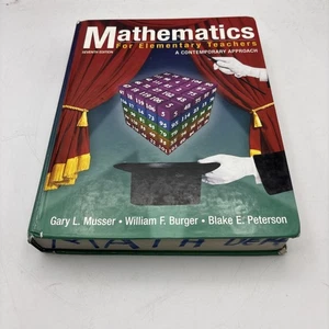 Mathematics for Elementary Teachers : A Contemporary Approach by Gary L. Musser, - Picture 1 of 1