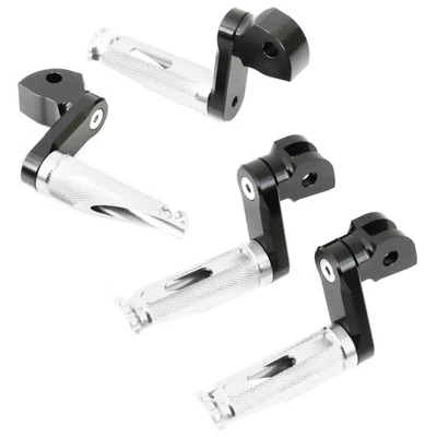 Extensor de estriberas traseras plateadas MFP de 1,5 pulgadas para Ninja 650R 09-12 13 14 15 Foto 1 de 4