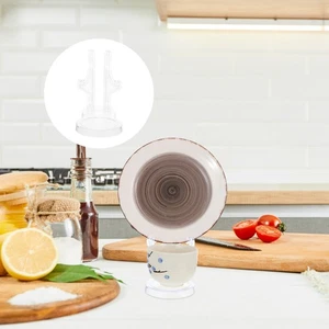 Soporte organizador de platillos con soporte para taza y disco de 2 piezas soporte para estación de café exhibición - Imagen 1 de 12