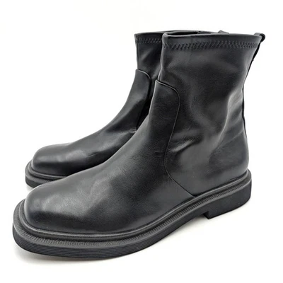 Franco Sarto Astina Botas Chelsea al Tobillo Para Mujer Cremallera Lateral Negras Talla US8M EU38.5 Foto 1 de 4