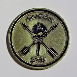 10th Special Forces Group 2nd Battalion Charlie Company Army Challenge Coin - Picture 1 of 4