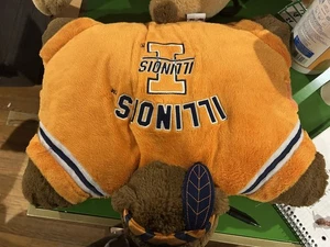 Vintage Pillow Pets University Of Illinois - Picture 1 of 3