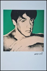 ANDY WARHOL * Sylvester Stallone * 57 x 38 cm*signed lithograph*limited # 18/100 - Bild 1 von 10