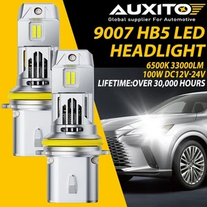 Kit de bombillas de faros LED AUXITO 9007 luz de haz alto bajo brillante 6500K blanco M6S - Imagen 1 de 10