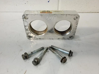 1987-1997 Ford F150 F250 F350 Helix Throttle Body Spacer Power Tower Plate 68005 - Image 1 of 4