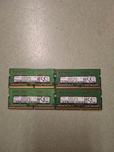4X SAMSUNG 4GB DR4-2133 1RX8 PC4-2133P-SA0-11 M471A5143EB0-CPB RAM 1633 - Picture 1 of 3