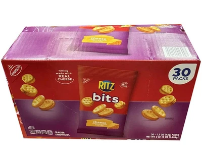 Nabisco Ritz Bits Cheese Cracker Sandwiches (1.5 Ounce Packs 30 Count) - Image 1 of 2