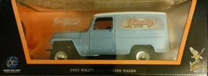 ( IC ) Blue 1955 Willys Jeep Panel Station Wagon, in the box, the box may - Bild 1 von 3