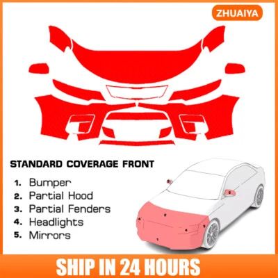 Kit de sujetador transparente de película de protección de pintura precortada PPF para KIA Forte Koup 2010-2013 Foto 1 de 4