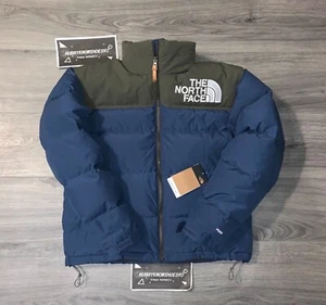 The North Face Men’s Blue Green 1992 Low Fi Hi Tek Nuptse 700-Down Jacket NWT - Picture 1 of 17
