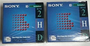 Disquetes formateados IBM Sony 3,5" 1,44 MB 10MFD-2HD paquete de 10 nuevos - lote de 2 cajas - Imagen 1 de 2