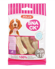 SNACK PER CANI OSSO PRESSATO PELLE DI MANZO