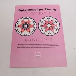 Jon George Kaleidoscope Duets in Five Books No 4 Piano Songbook 1974 Alfred - Picture 1 of 7