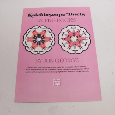 Jon George Kaleidoscope Duets in Five Books No 4 Piano Songbook 1974 Alfred - Image 1 of 4
