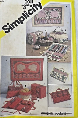 Simplicity 5311 String Quilted Sewing Accessories & Wall Hangings FF/UC 39 Pcs - Image 1 of 3