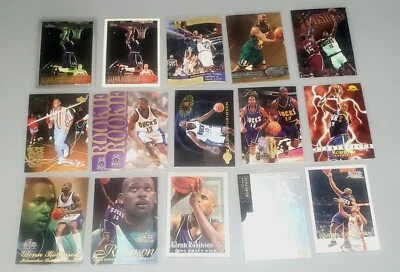 Lote de 155 tarjetas Glenn Robinson Topps cromadas, finas, metal, estilo, Skybox, UD MVP Foto 1 de 4