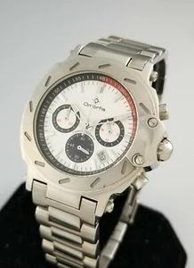 OMORFIA by ROVINA 3 REGISTER CHRONOGRAPH SPORT MENS WATCH - QUARTZ MIYOTA 0S20 - Picture 1 of 5