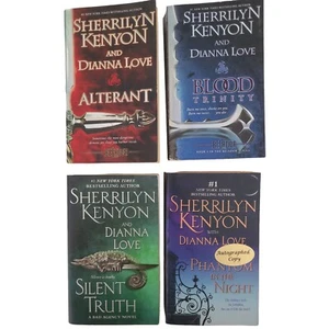Sherrilyn Kenyon And Dianna Love 4 Paperback Bundle Urban Fantasy Sexy Romance - Picture 1 of 14