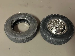 Tamiya 1/14 Semi Truck Front Tires w/a Wheel - Picture 1 of 1
