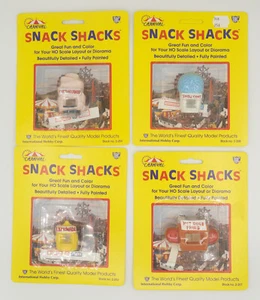 IHC Carnival Diorama Snack Shacks Cotton Candy Snow Cone Lemonade Hot Dog Fries - Bild 1 von 8