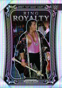 2023 Panini Prizm WWE - Anillo Royalty Prizms Plata #11 Bret "Hit Man" Hart - Imagen 1 de 2