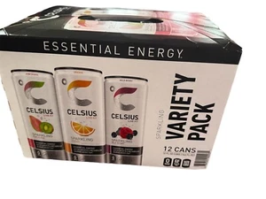 CELSIUS Essential Energy Drink, 12 Fl Oz, Official Variety Pack (Pack of 12) - Picture 1 of 24