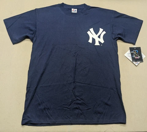 NWT Vintage Majestic Derek Jeter New York Yankees MLB Tshirt USA Size Large Cover