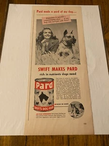 Vintage 1947 Pard Dog Food Great Dane Dog ad - Picture 1 of 1