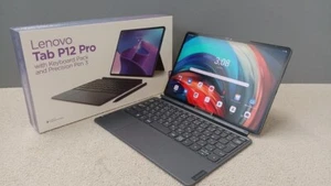 Lenovo Tab P12 Pro 12.6 inch Storm Gray 256GB ROM + 8GB RAM WIFI + Bluetooth - Picture 1 of 12