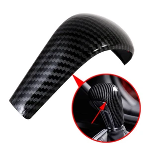 For Mazda 3 CX-30 2020-24 Carbon Fiber Gear Shift Lever Shifter Cover Frame Trim - Picture 1 of 7