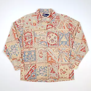 Camisa Polo Ralph Lauren Navajo XL/2XL De Colección Indio Nativo Americano De Gran Tamaño - Imagen 1 de 20